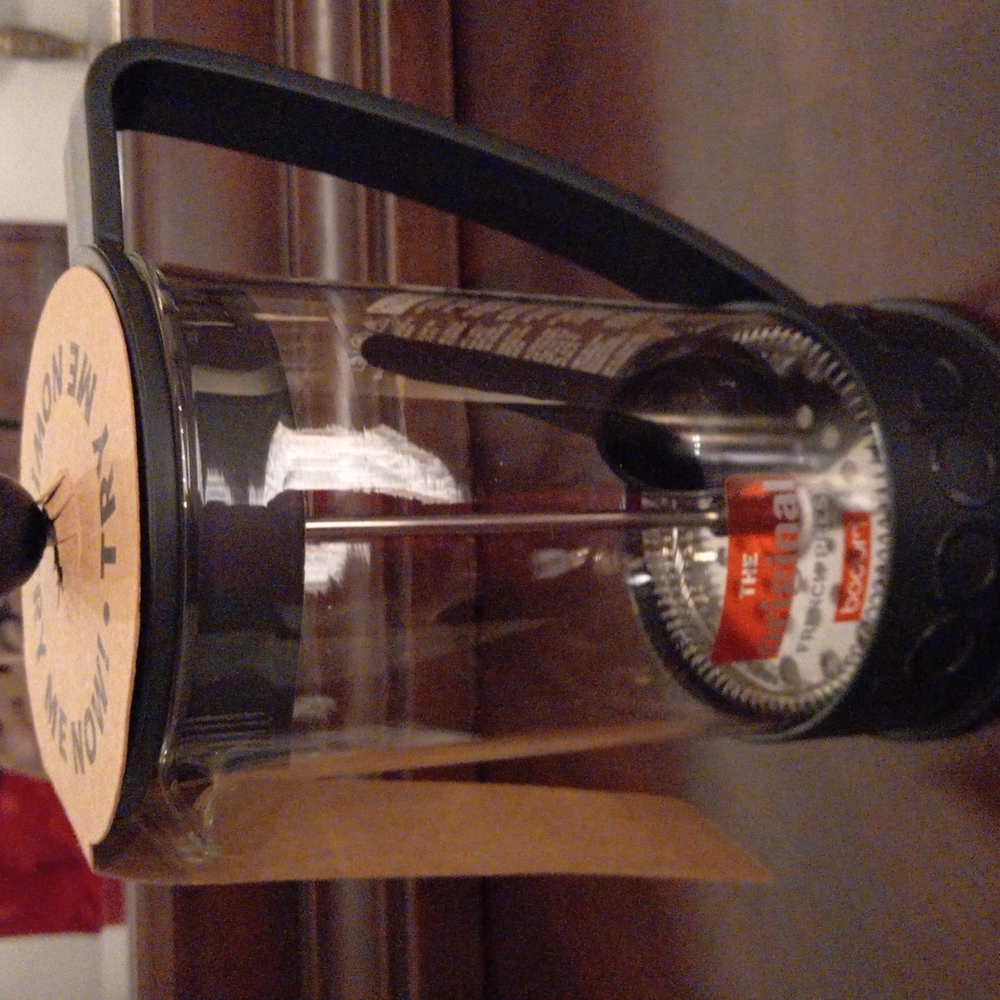 Bodum Brazil Coffee press 34oz in black NWT